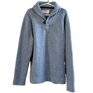 Old Navy Blue Shawl Collar Sweater Boys Size 10-12